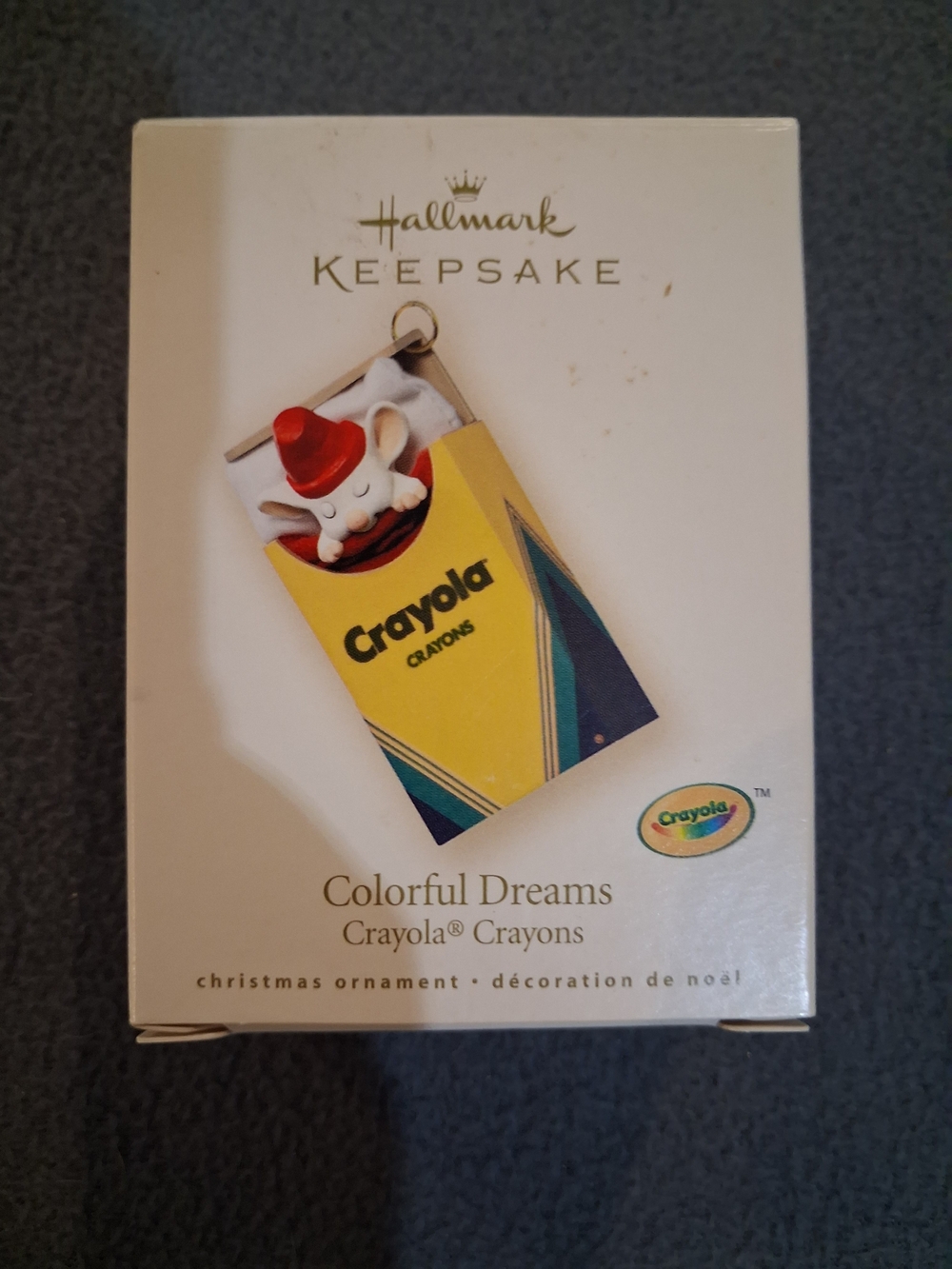 Hallmark Keepsake "Colorful Dreams" Crayola Yellow Ornament